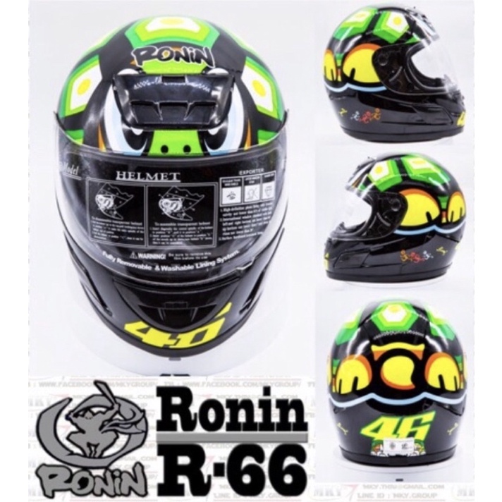 หมวกกันน็อค Ronin R-66 แท้ อย่างดี | Shopee Thailand