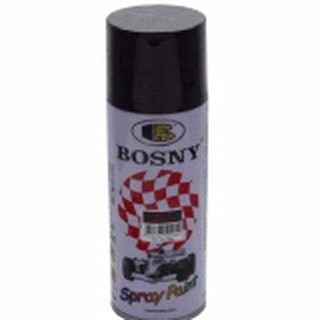 Bosny สีสเปรย์ อะครีลิก บอสนี่ สีดำด้าน #4