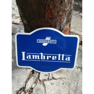 Vespa enamel lambretta สีฟ้า