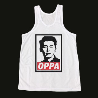 เสื้อแขนกุด เสื้อกล้ามกีฬา ฮิปฮอป ติ่งเกาหลี ซีรี่ส์เกาหลี ดาราเกาหลี OPPA Hyun Bin