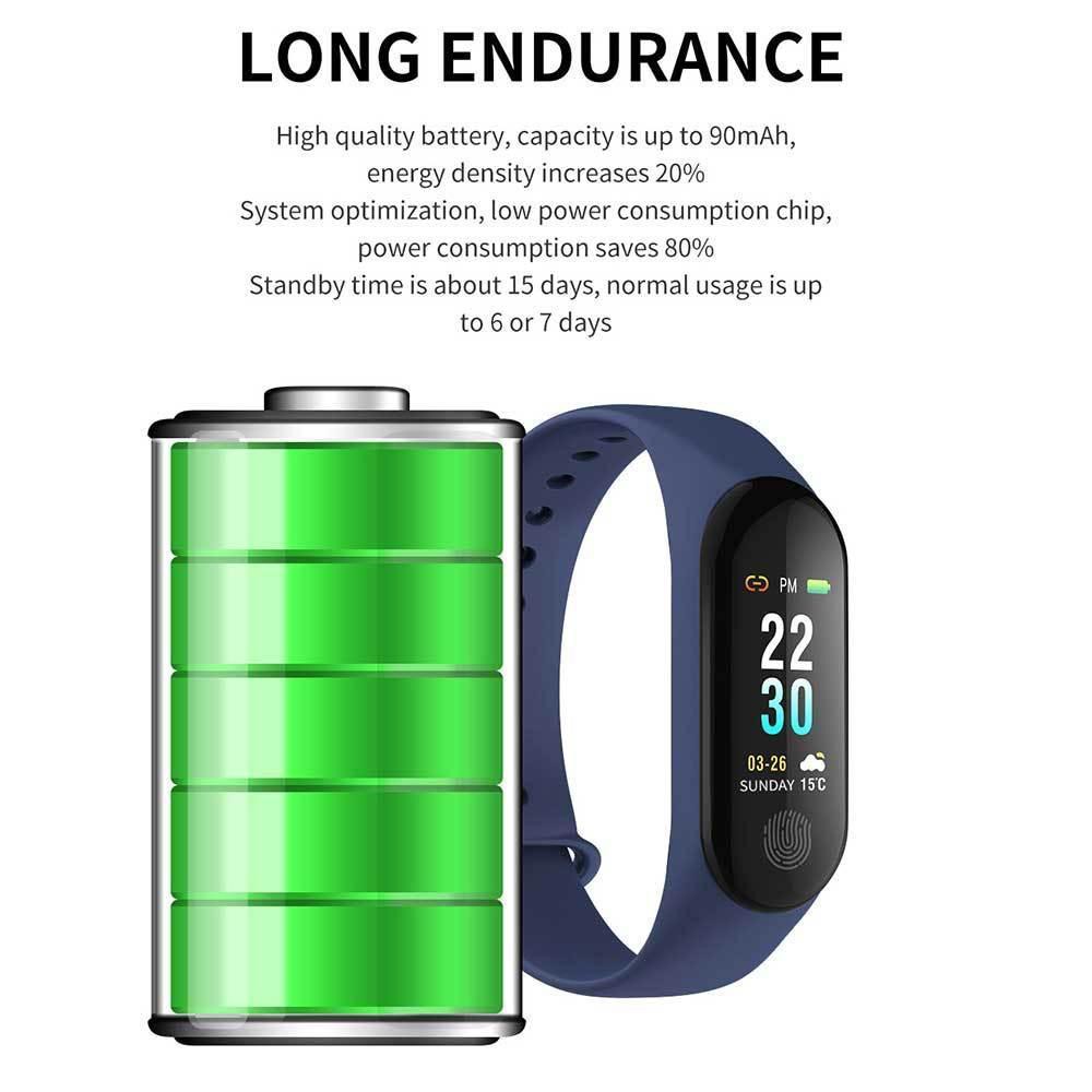 m2-smart-band-กำไลอัจฉริยะเพื่อการออกกำลังกาย-วัดความดันโลหิต-เครื่องวัดชีพจร-นับก้าว-เชื่อมต่อ-มือถือ-รับสายเรียกเข้า