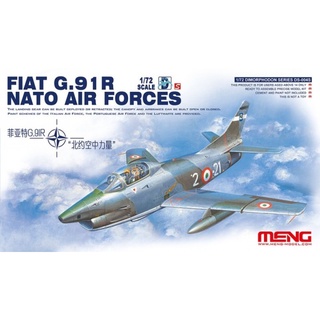 โมเดลเครื่องบิน MENG Model DS-004s 1/72 Fiat G.91R Nato Air Forces