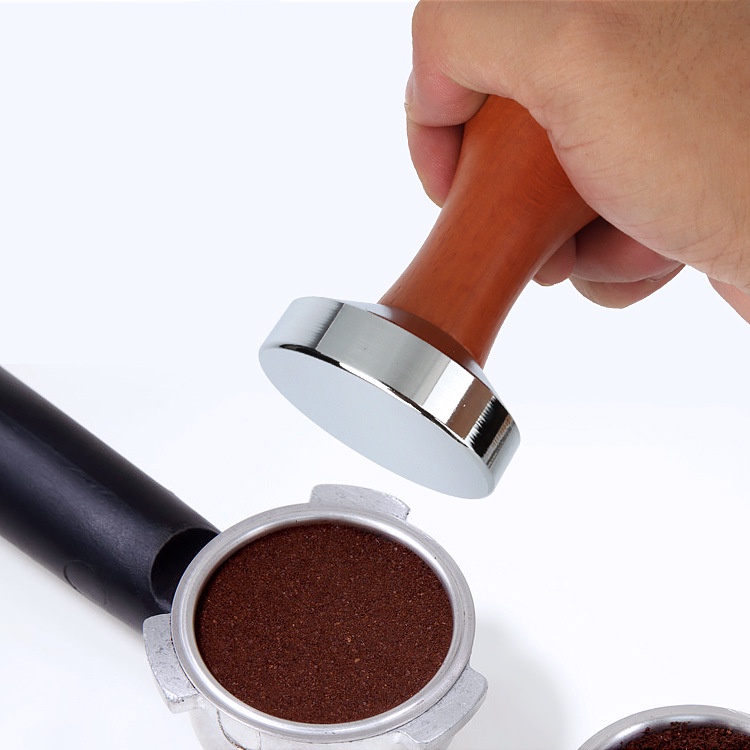 maya-coffee-tamper-สแตนเลส-430-ก้านไม้แท้-สำหรับอัดกาแฟ-espresso-ขนาด-51-58mm-มีสองสี-tamperที่มืออาชีพเลือกใช้-แทมเปอ