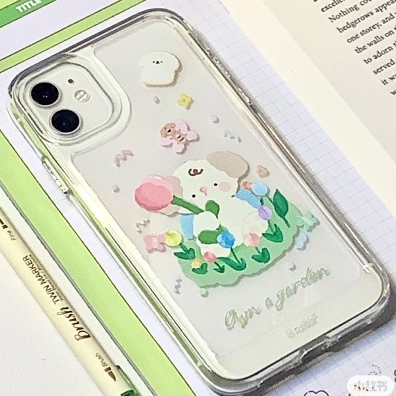 พร้อมส่ง-เคสใส-i3-i3pro-i3promax-เคสเกาหลี-เคสน้องหมา