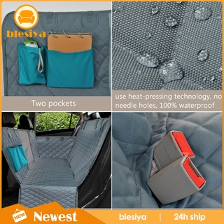 Dog Seat Cover Backseat Protector Protective Mat Backing Hammock Pad Gray