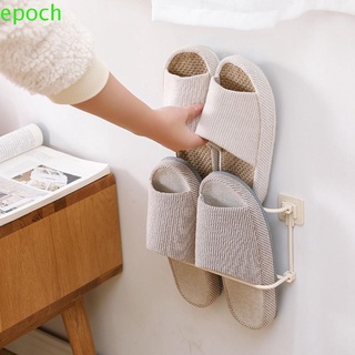Epoch shoe rack single/double layer space saving hanging foldable wall mounted slipper