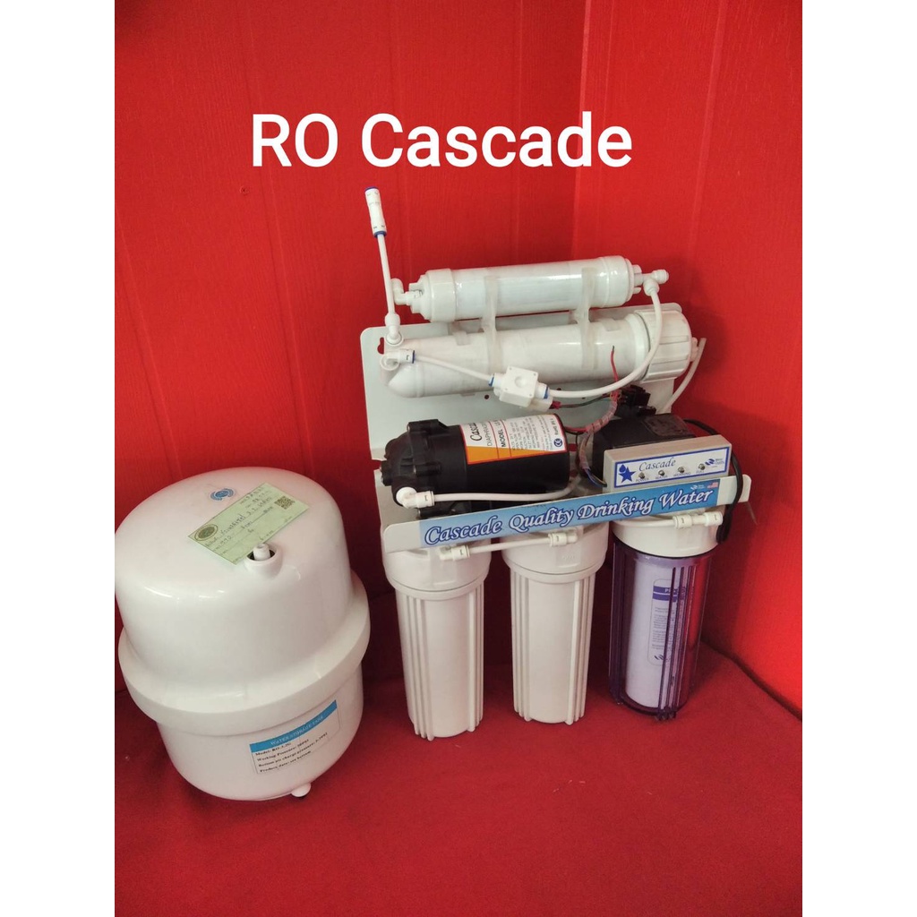 เครื่องกรองน้ำ-ro-50gpd-รุ่น-cascade-ถังสำรองน้ำ-3-2-gl-อุปกรณ์ติดตั้งครบชุด