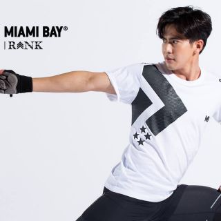 Miami Bay เสื้อยืด รุ่น Rank สีขาว