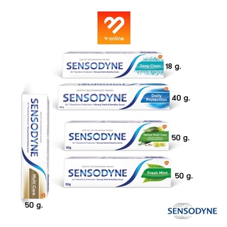 ภาพหน้าปกสินค้าSensodyne Multi Care/Herbal Multi Care/Fresh Mint 50g.  Deep Clean 18g/Daily Protection40g เซ็นโซดายน์ ยาสีฟันลดเสียวฟัน ที่เกี่ยวข้อง