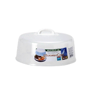 Micronware ฝาครอบอุ่นอาหารในไมโครเวฟ รุ่น 5304 ขนาด 23.3 x 11.7 ซม. ป้องกันแบคทีเรีย BPA Free สีขาว