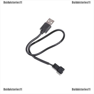 【buid•IES】สายเคเบิ้ลอะแดปเตอร์เชื่อมต่อ Usb 2.0 A Male To 3-Pin/4-Pin สําหรับ 5V
