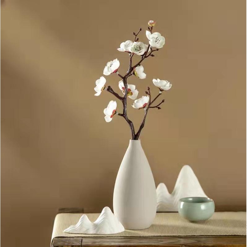 ภาพสินค้าดอกพลัมบลอสซั่มประดิษฐ์ ผ้าไหม สไตล์จีน สําหรับตกแต่งบ้าน ห้องนั่งเล่น จากร้าน moshee.th บน Shopee ภาพที่ 6