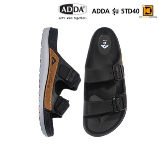 รองเท้าแตะลำลองแบบสวม มีสายคาด ADDA รุ่น 5TD40-M1 (SIZE 7-10)