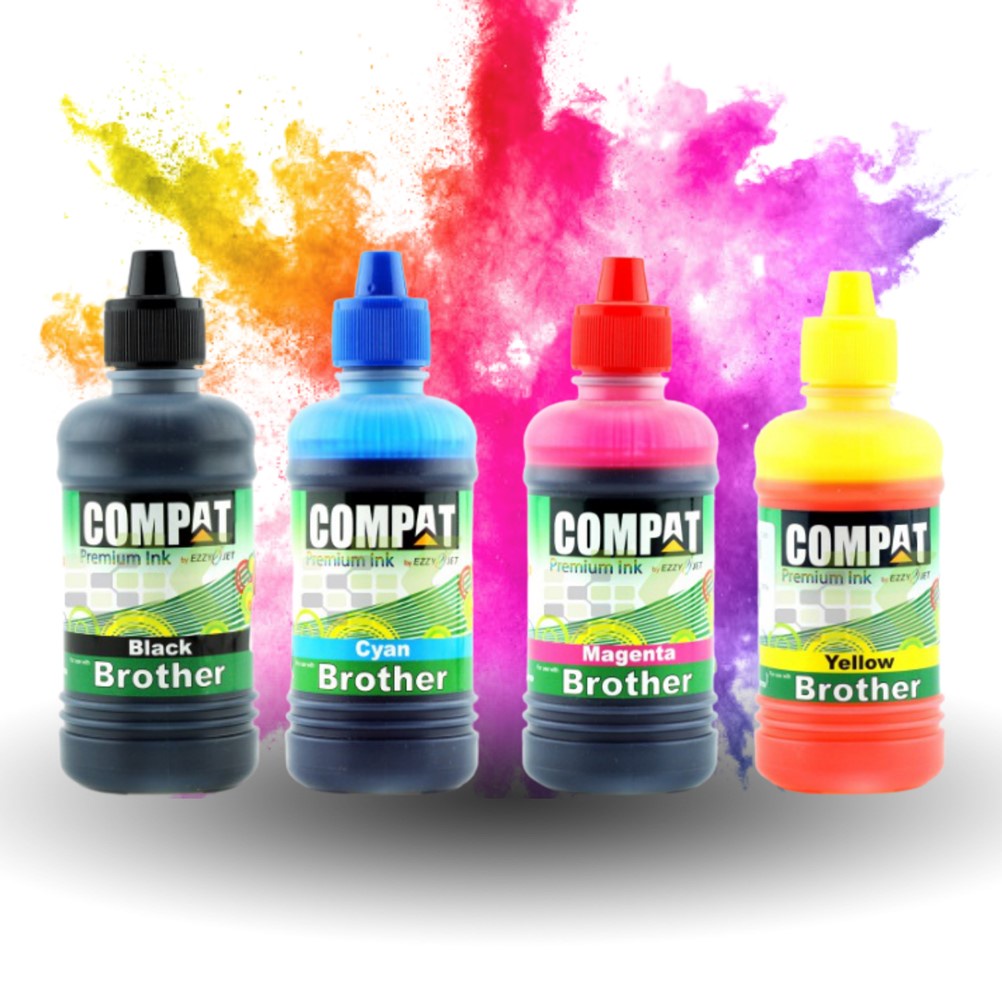 น้ำหมึกชนิดเติม COMPAT Brother ขนาด 100ml. | Shopee Thailand