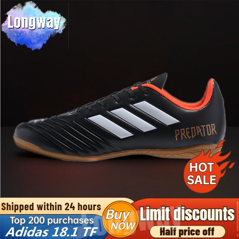 ภาพหน้าปกสินค้าส่งจากกรุงเทพ Adidas 18.1 TF รองเท้าฟุตซอล กันลื่นสวมใส่ได้รองเท้าฟุตบอลเทรนนิ่ง Futsal shoes