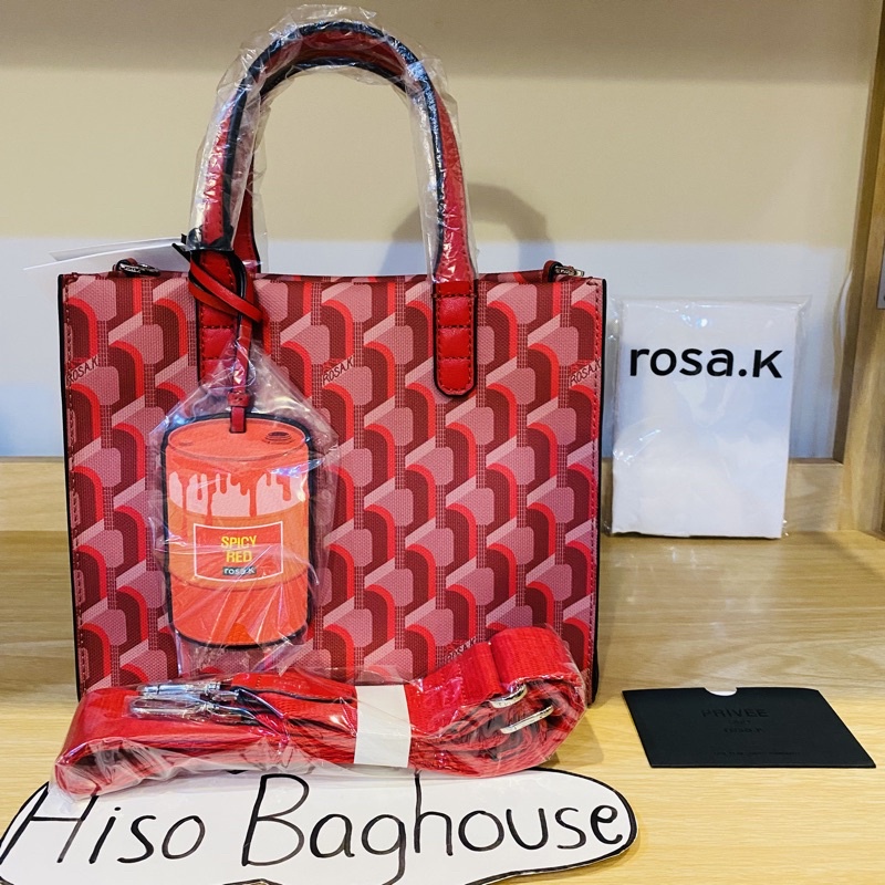 ROSA K แท้💯% กระเป๋า ROSA K CABAS MONOGRAM DAY TOTE _S