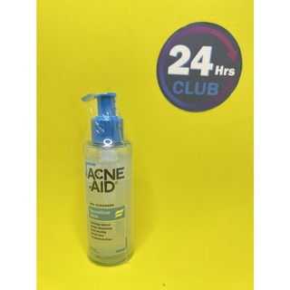 $$acne-aid foaming face Acneaid gel cleanser 100ml แอคเน่เอด เจลใส ทำความสะอาดผิวหน้า สำหรับผิวอ่อนโยน