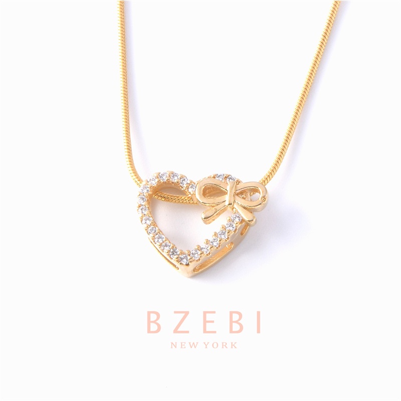 bzebi-ทองคำ-18k-สร้อยคอจี้อุปกรณ์เสริมสำหรับผู้หญิง-สร้อยคอโซ่-สร้อยคอ-สร้อย-สร้อยคอแฟชั่น-สร้อยทอง-สร้อยคอทองคำแท้-สร้อยคอทอง-สร้อยคอผู้หญิง-สร้อยคอแฟชั่นผู้หญิง-สร้อยคอน่ารักๆ-สร้อยคอน่ารัก-สร้อยคอจ