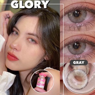 Glory Gray สีเทา ขอบฟุ้ง เทา โทนฝรั่ง สายฝอ ตาน้ำข้าว ✨Wink Lens ✨ ค่าสายตา สายตาสั้น แฟชั่น สายตาปกติ Contact Lens คอนแ