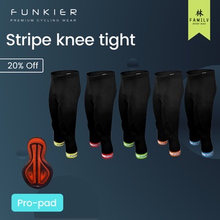กางเกง Funkier Stripe collection ขาสามส่วน เป้าโปร