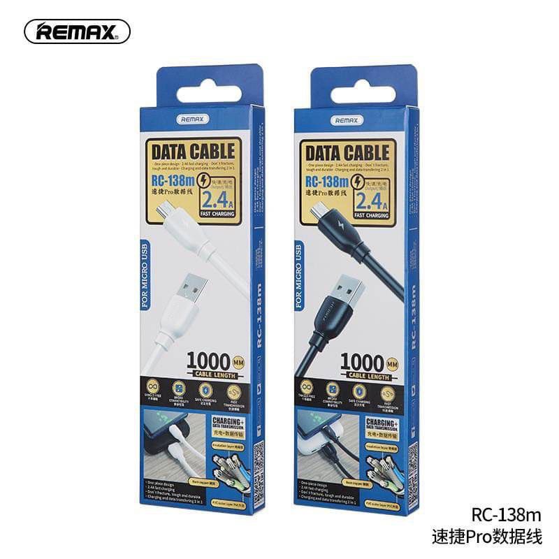 Remax RC-138 สายชาร์จคุณภาพดี ราคาประหยัด Remax Fast สายชาร์จ 1 ม. ...