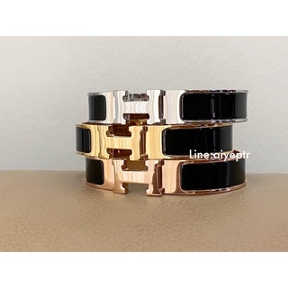 กำไลแอเมส Hermes bracelet (สีดำ)