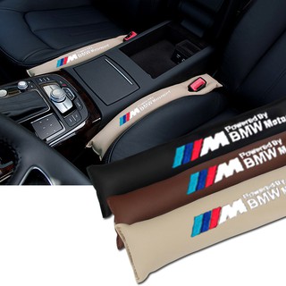 ที่นั่งรถช่องว่างรั่วซึมปลั๊กยาง M โลโก้ตกแต่งภายในรถยนต์สำหรับ bmw