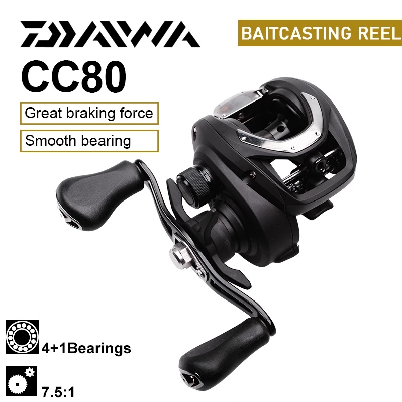 รอกตกปลา-daiwa-cc80-baitcasting-reel-cc80hsl-cc80hl-cc80hs-cc80h-พร้อมรับประกัน-1-ปี-และของแถม