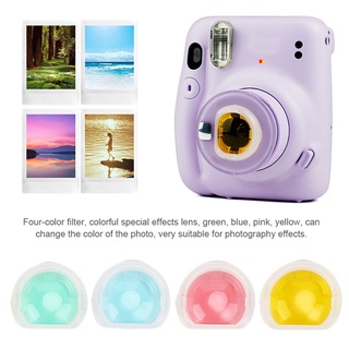 Lens Filter ฟิลเตอร์เลนส์เอฟเฟค เปลี่ยนสีได้ สําหรับกล้องอินสแตนท์ Mini11