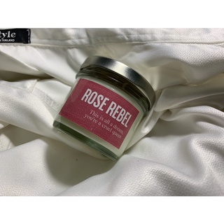 (ขนาด 100 ml.) เทียนหอม กลิ่น โรส ราเบล - Soy Candle Rose Rabel เทียนหอมไขถั่วเหลือง เทียน ของขวัญให้คนที่คุณรัก