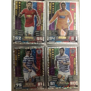 2014-2015 Topps Match Attax Man of the Match 380-400