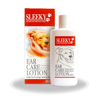 สินค้า Sleeky โลชั่นทำความสะอาดหูสุนัข 100 มล. (Ear Care Lotion) 1 กล่อง