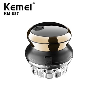 ภาพหน้าปกสินค้าKemei KM-887 ปัตตาเลี่ยนตัดผมไฟฟ้า หัวกลม หมุนได้ 360 องศา ชาร์จ USB สําหรับผู้ชาย ที่เกี่ยวข้อง