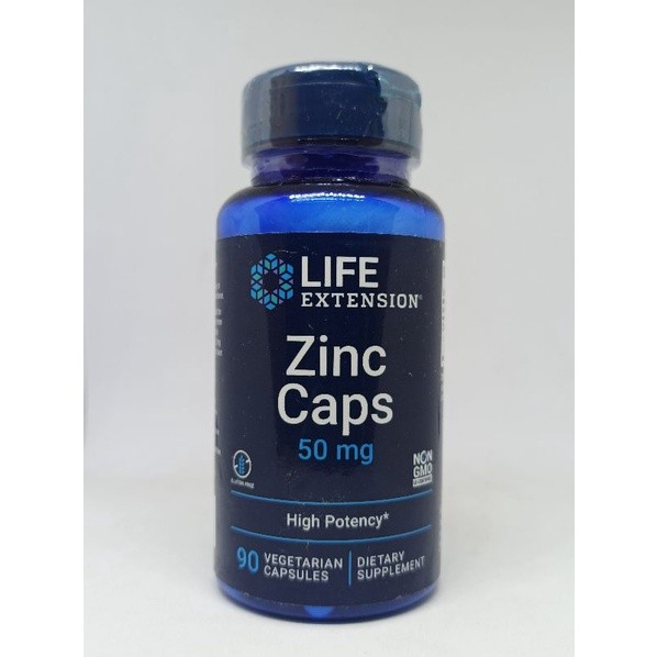 Life Extension Zinc Caps 50 mg 90 แคปซูล Shopee Thailand