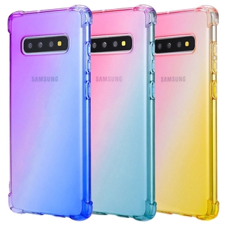 Samsung Galaxy M23 A13 A23 A33 A53 5G A03 S8 S9 S10 S20 S21 S22 Plus S10 Lite S10 5G S20 FE S20 Lite M20 M21 M31 M51 M30S Clear Gradient Slim Anti Scratch TPU Phone Case
