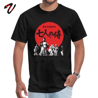 เสื้อยืดโอเวอร์ไซส์เสื้อยืดคอกลม แขนสั้น พิมพ์ลายแมงป่อง Seven Samurai สไตล์ญี่ปุ่น สําหรับผู้ชายS-3XL