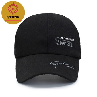 ภาพขนาดย่อของภาพหน้าปกสินค้าQ Trend Caps หมวกแก๊ป หมวกทรงสปอร์ต หมวกกันแดด ใส่เท่ใส่เที่ยวใบเดียวจบ หมวกแก๊ป2021 รุ่น ST จากร้าน q_trend บน Shopee