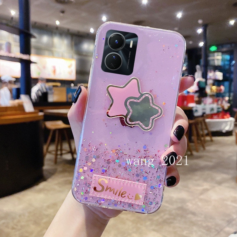 in-stock-new-casing-vivo-y16-v25-v25e-v25-pro-5g-y35-2022-y22-y22s-เคส-phone-case-starry-sky-glitter-transparent-star-protective-soft-case-back-cover-เคสโทรศัพท