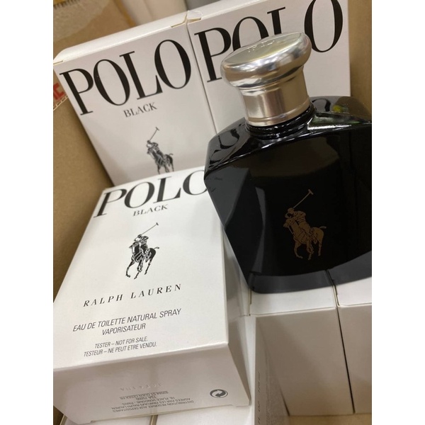 ralph-lauren-polo-black-edt-125ml-เทสเตอร์-กล่องขาว-ของแท้