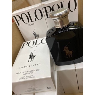 Ralph Lauren Polo Black EDT 125ml. เทสเตอร์ กล่องขาว ของแท้