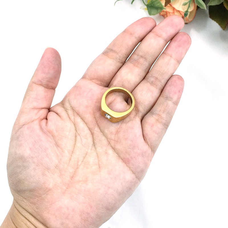 แหวนทองทังสเตนแม่เหล็กเพื่อสุขภาพ-เรียบหรู-ใส่ได้ทุกโอกาส-รูปถ่ายจากสินค้าจริง