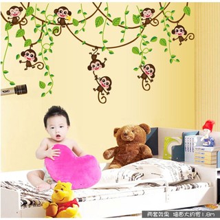 สติกเกอร์ติดผนังลาย babygarden สําหรับตกแต่งบ้าน