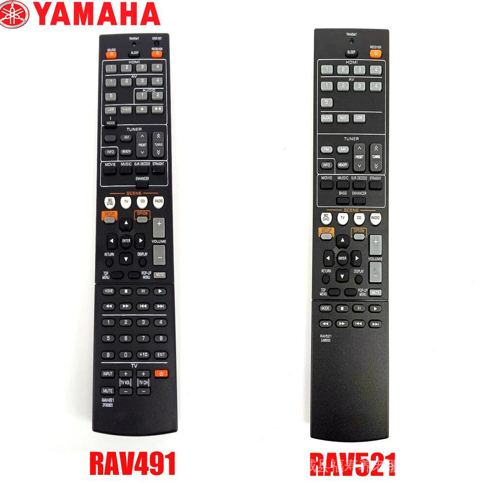 รีโมตคอนโทรล-สําหรับ-yamaha-av-rav521-rav491-rav375-rav462-rav463-rav521-rav522-rx-v377-rx-v447-rx-v479-yht-4910u-htr-2064-htr-2064sz-rx-v377bl-yamaha-rav435-ww510700-rav463-rav46