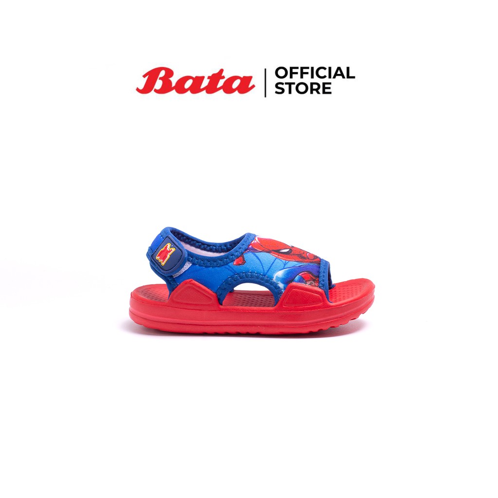 ภาพหน้าปกสินค้าBata บาจา รองเท้าแตะ ใส่ลำลอง รองเท้าใส่เล่น สายคาดลายการ์ตูน Spiderman สำหรับเด็กเล็ก รุ่น Shamrock สีแดง 1599544 จากร้าน bata_officialstore บน Shopee