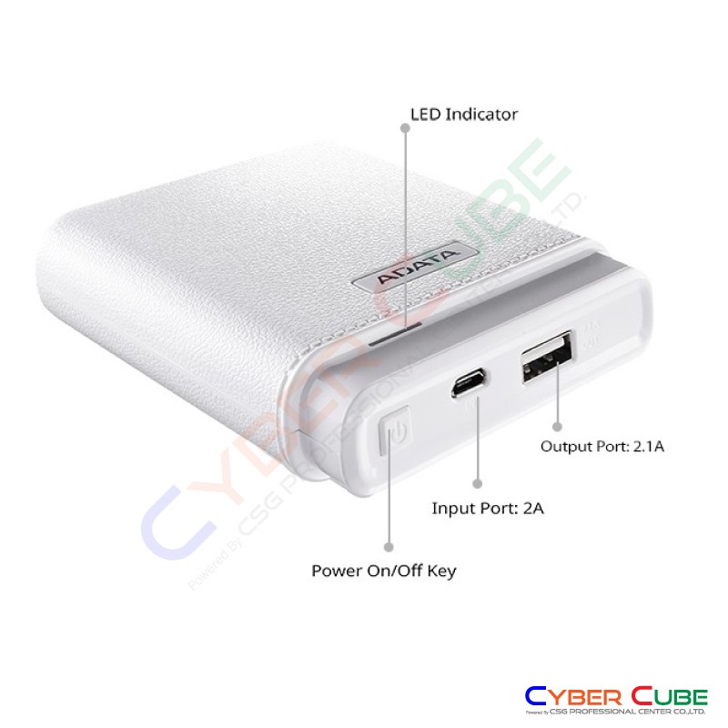 adata-pv150-power-bank-10000mah-white-แบตเตอรี่สำรอง-power-bank