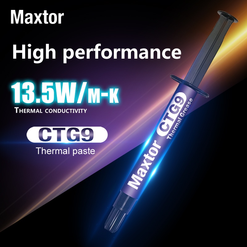 รุ่นใหม่-2022-maxtor-ctg9-1g-13-5w-mk-cpu-thermal-paste-grease-ซิลิโคนระบายความร้อนทา-led-silicone