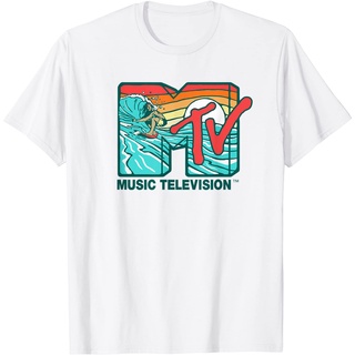 เสื้อยืด พิมพ์ลายโลโก้ Mademark x MTV MTV Catch a Wave MTV Surfer สําหรับผู้ใหญ่สามารถปรับแต่งได้