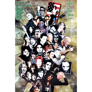 โปสเตอร์ รูปภาพ รวม วงดนตรี นักดนตรี music โปสเตอร์ติดผนัง โปสเตอร์สวยๆ ภาพติดผนัง poster