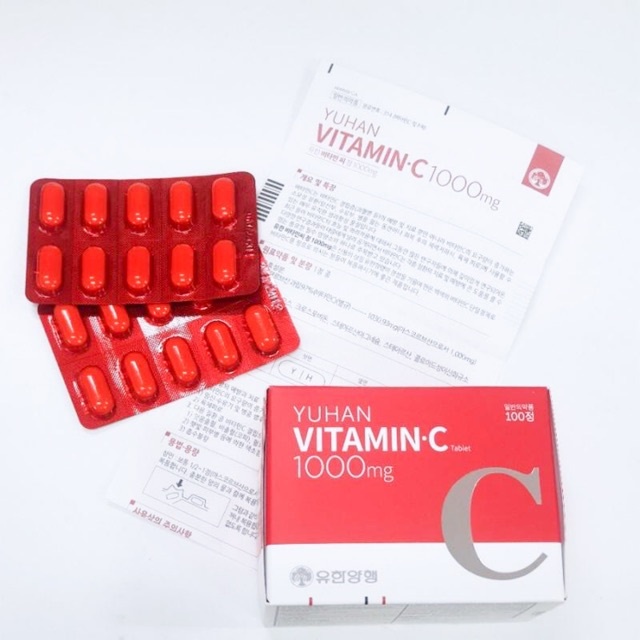 ภาพสินค้า(แท้100%) ผลิตภัณฑ์อาหารเสริม Yuhan vitamin c 1000 mg วิตามินซีพี่จุน EXO จากร้าน yeonshopping บน Shopee ภาพที่ 2