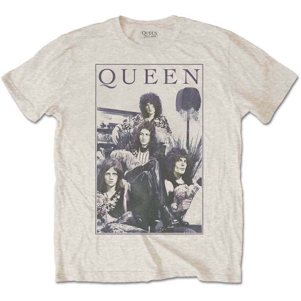 cotton-tshirts-เสื้อยืดผ้าฝ้ายcotton-queen-freddie-mercury-brian-may-band-profile-2-tee-t-shirt-menss-3xl
